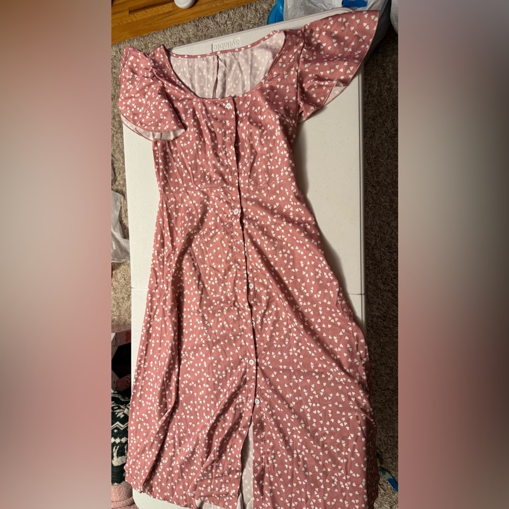SHEIN button up dress. NWT